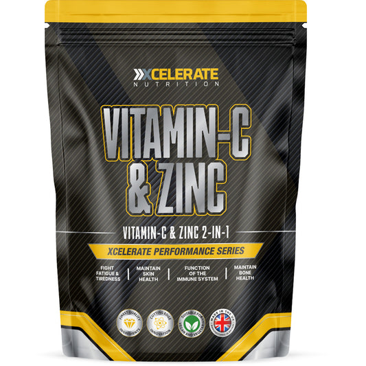 XCelerate Nutrition VITAMIN C & ZINC Vegan Tablets