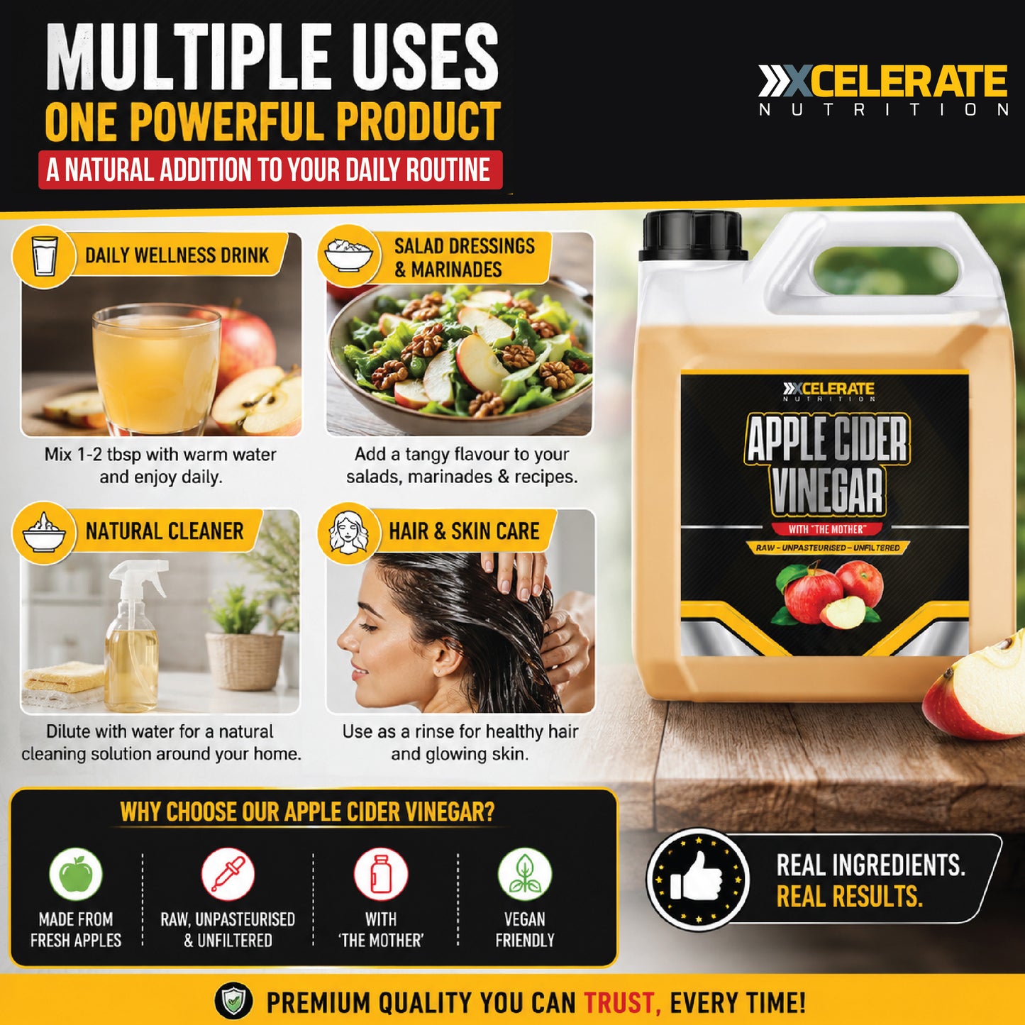 XCelerate Nutrition Apple Cider Vinegar