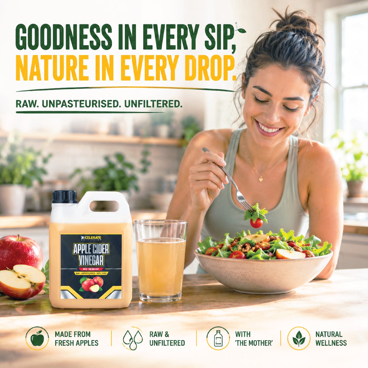 XCelerate Nutrition Apple Cider Vinegar