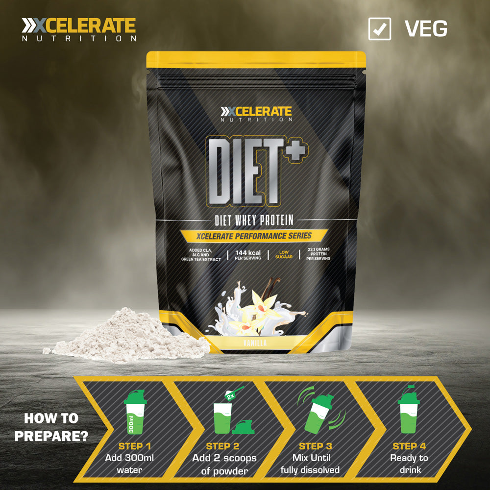 Buy XCelerate Nutrition Diet Plus Low In Carbs And Calories Powder